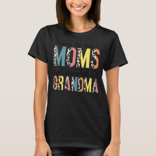 T-shirt Leopard Motif Seulement Les Meilleures Moms Sont P