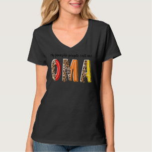 T-shirt Leopard My Favorite People Call Me Oma Mother's Da