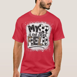 T-shirt Léopard My Heart Is On That Field Soccer Love Game