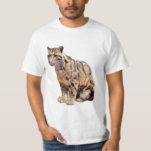 T-shirt léopard nébuleux photographie jungle grand félin a