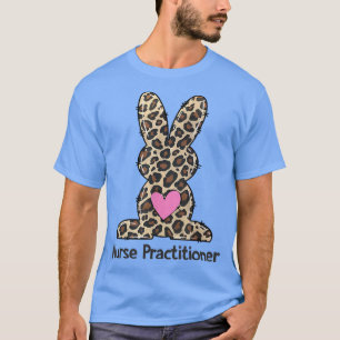 T-shirt Leopard Nurseur Praticien de Pâques Bunny Futur Nu
