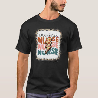 T-shirt Leoparđ One Thankful Nurse Blessed Nurse Fall Than