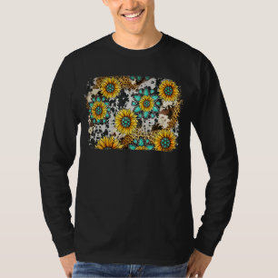 T-shirt Léopard Ouest Rodéo Cachette Gemstone Sunflower B