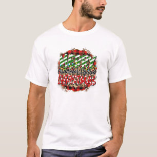 T-shirt Leopard Plaid Joyeux Conseiller Squad Noel Ligh