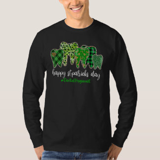 T-shirt Leopard Plaid Tooth Teeth Dental Hygienist St Patr