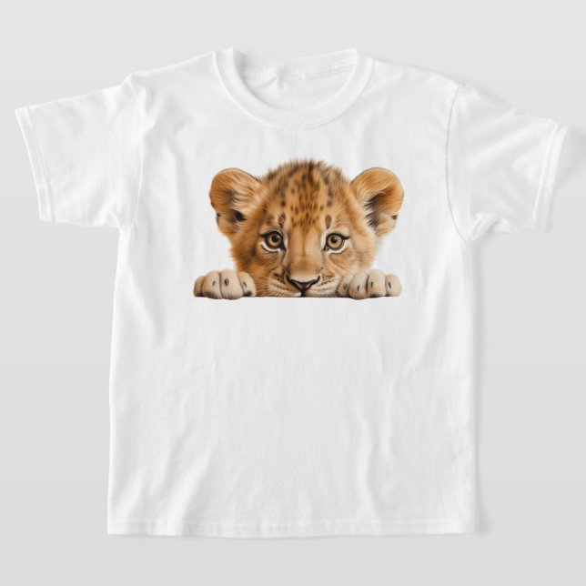 T-shirt Léopard qui regarde (Poser)