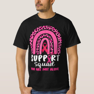 T-shirt Leopard rose arc-en-ciel Soutien Squad Cancer du s