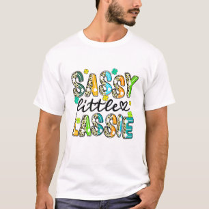 T-shirt Leopard Sassy Little Lassie, Citation du jour de P