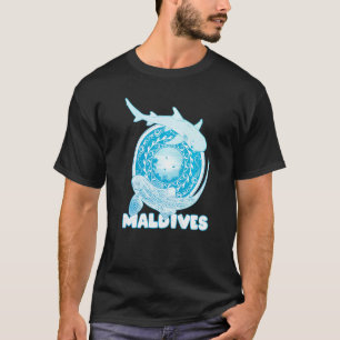 T-shirt Leopard Shark Whitetip Reef Shark Maldives Diving