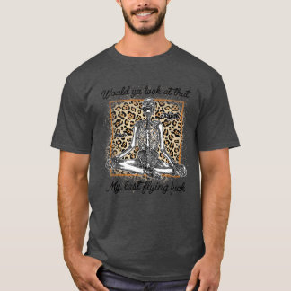 T-shirt Leopard Skeleton Regarderait Cette Salle Éffrayant