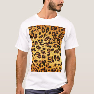 T-shirt Leopard tendance : Motif de design de peau.
