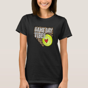 T-shirt Leopard Tennis Jeu Vibes Tee Tennis Maman Mothe