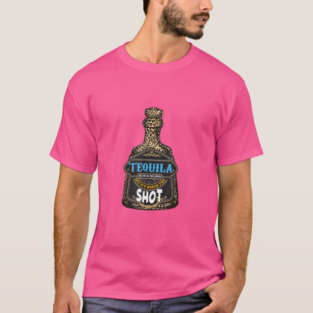 T-shirt Leopard Tequila n'est peut-être pas la réponse, ma (Devant)