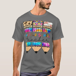 T-shirt Leopard Tie Dye Pencil Retour