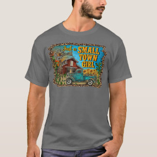 T-shirt Leopard Tournesol Camion Juste Petite Ville Weste