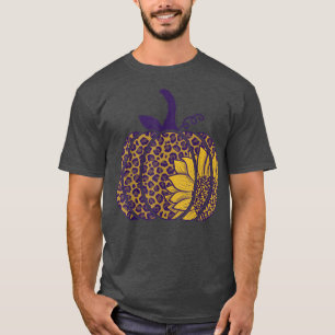 T-shirt Léopard Tournesol Citrouille Vêtements automne aut