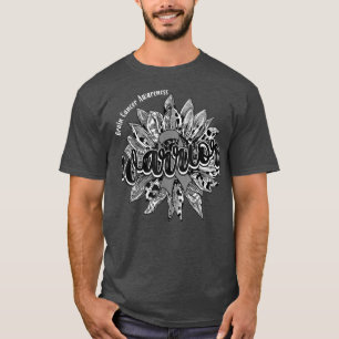 T-shirt Léopard Tournesol Guerrier Cerveau Sensibilisation