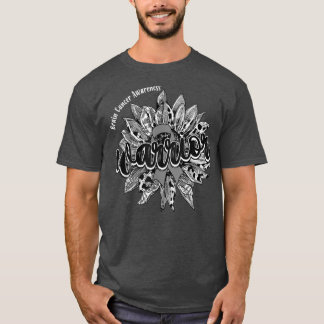 T-shirt Léopard Tournesol Guerrier Cerveau Sensibilisation