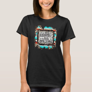 T-shirt Leopard Turquoise Little Country Little Rock Weste