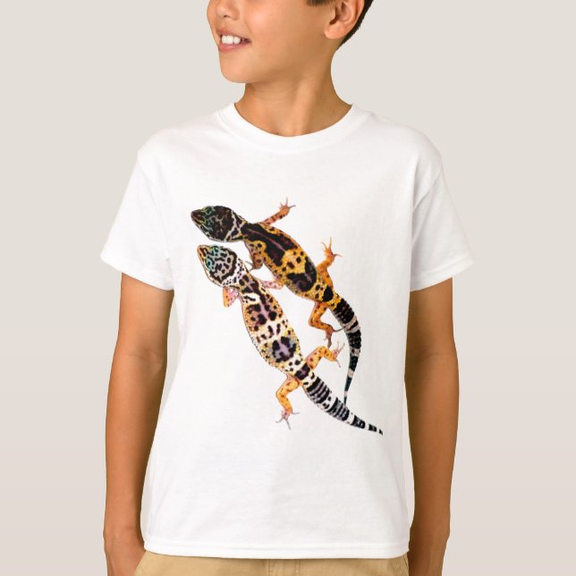 T-shirt Leopardgecko tourtereaux (Devant)
