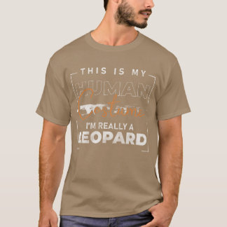 T-shirt Léopards Gros Chat Protection Animale Nature vinta