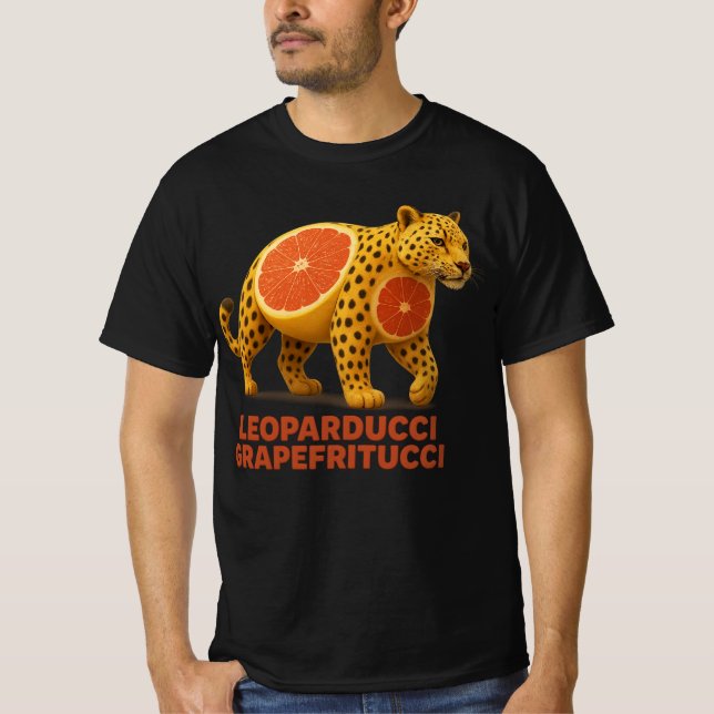 T-shirt Léoparducci Grapefruitucci – Citrus Jungle Italien (Devant)