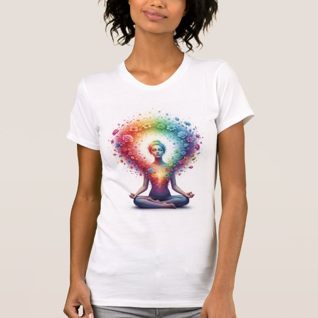 T-shirt L'Épanouissement de l'Alignement Intérieur (Devant)