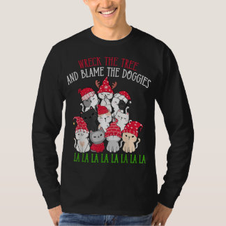 T-shirt L'Épave De L'Arbre Blâment Les Doggies De La La Fu