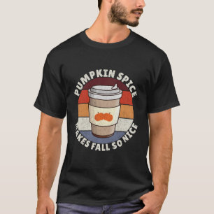 T-shirt L'Épice citrouille Fait Tomber Si Belle Automne Au