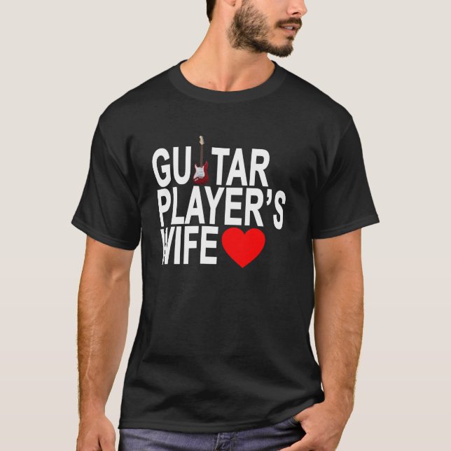 T-SHIRT L'ÉPOUSE ".PNG DE JOUEUR DE GUITARE (Devant)