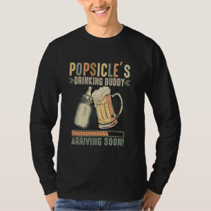 T-shirt L'Époux de Popsicle arrive bientôt pour être papa