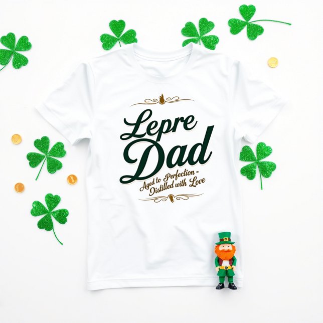 T-shirt Lepre Dad Whiskey Inspiré St. Patrick’s Day (Créateur téléchargé)