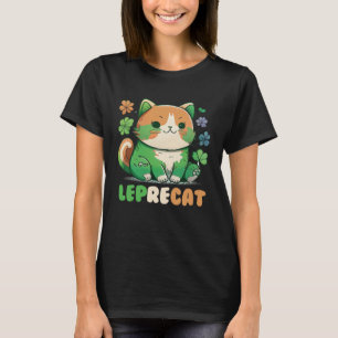 T-shirt Leprecat Cute Irish Cat St patrick Catricks Jour K