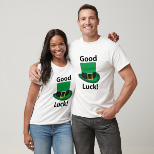 T-shirt Leprechaun Casquette Bonne chance Jour de la Saint