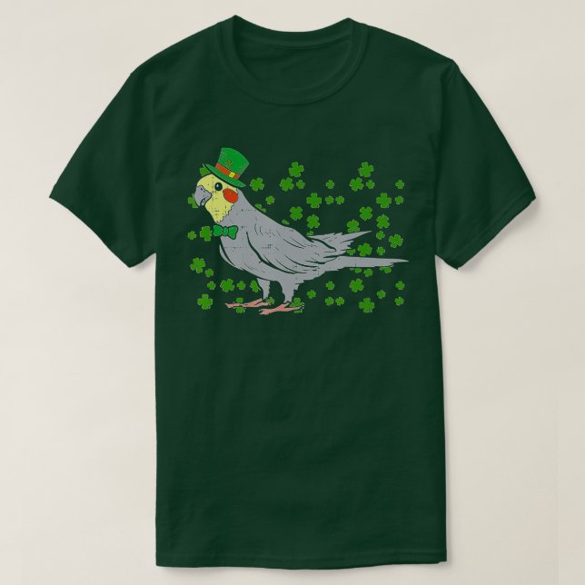 T-shirt Leprechaun Cockatiel Jour de la Saint Patrick de t (Design devant)