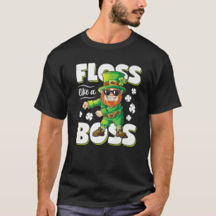 T-shirt Leprechaun-Floss-Like-A-Boss-St-Patricks-Day-Funny