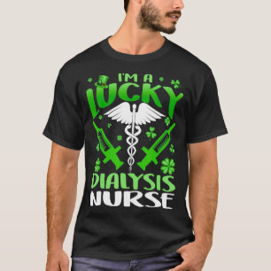T-shirt Leprechaun Je suis une infirmière de dialyse chan