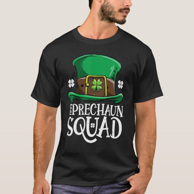 T-shirt Leprechaun Squad Jour de la Saint Patrick Garçons  (Devant)