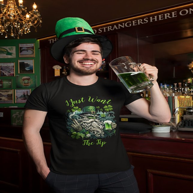 T-shirt Leprechaun Whimsical Savourer Un Froid (Créateur téléchargé)