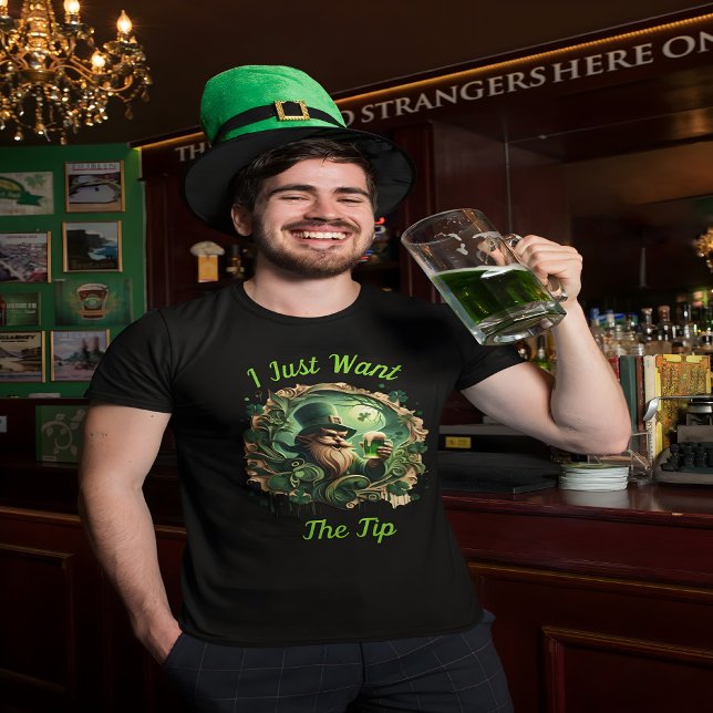 T-shirt Leprechaun Whimsical Savourer Une pinte (Créateur téléchargé)
