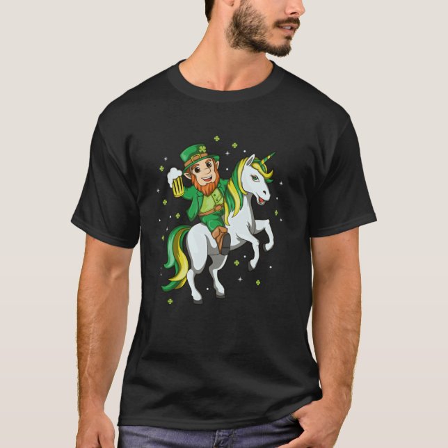T-shirt Lepricorn Irish Unicorn St Patrick s Day Leprecha (Devant)