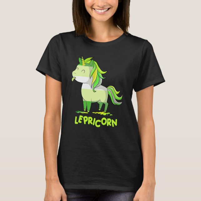 T-shirt Lepricorn Leprechaun Unicorn St Patricks Day Kids (Devant)
