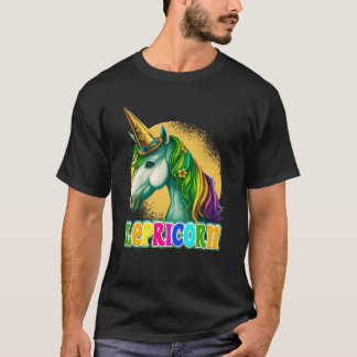T-shirt Lepricorn St Patrick's Day Unicorn Femmes