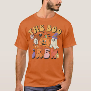 T-shirt L'équipage Boo, Équipe Super d'Halloween, Fantôme 