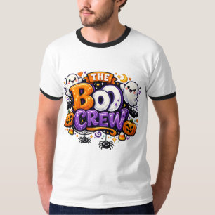 T-shirt L'ÉQUIPAGE BOO Mignon et Effrayant, Amusement en F