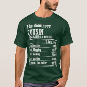T-shirt L'équipage de Cousin Faits nutritionnels Les Domin