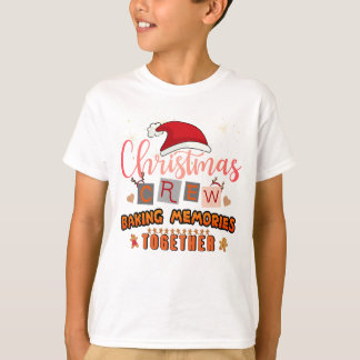 T-shirt L'équipage de Noël cuire des souvenirs ensemble