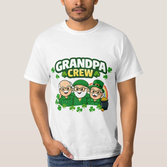 T-shirt L'équipage de Papy (Devant)
