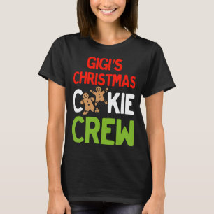 T-shirt L'équipage du biscuit de Noël de Cute Gigi