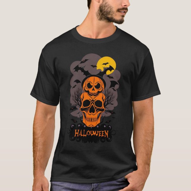 T-shirt L'équipage du Boo Halloween (Devant)